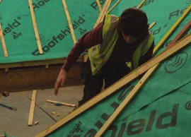 Roofshield donation to local college