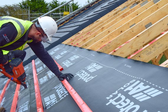 1. Installing Protect A1 Solar roofing underlay_Samlet Road