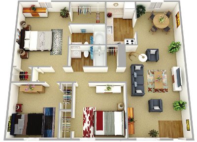 Quality CGI and 3D floor plans